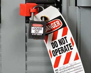 Machine related risk warning tags